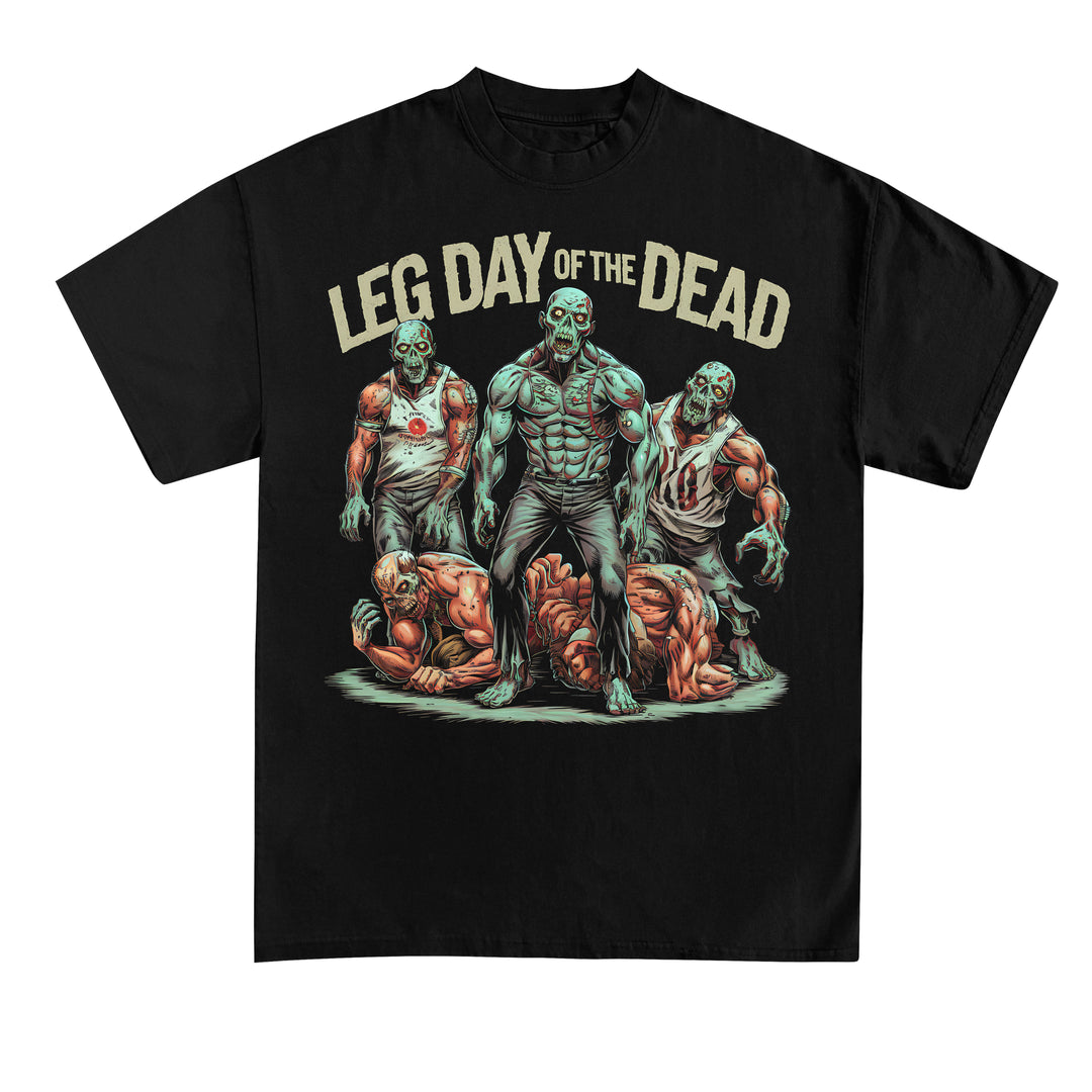 Camisa del día de los muertos de la pierna.