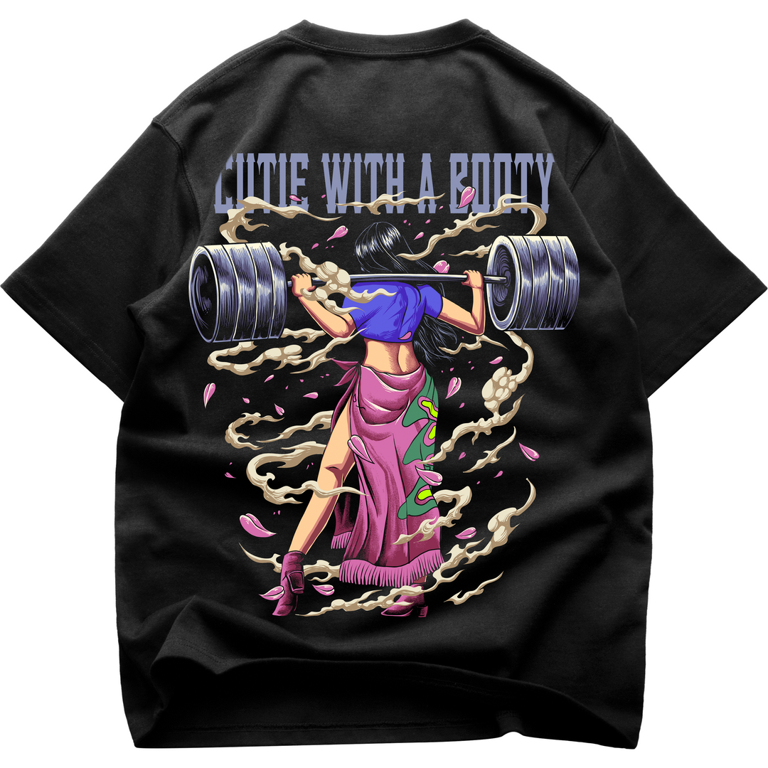Cutie with a booty (Backprint) Oversized Shirt