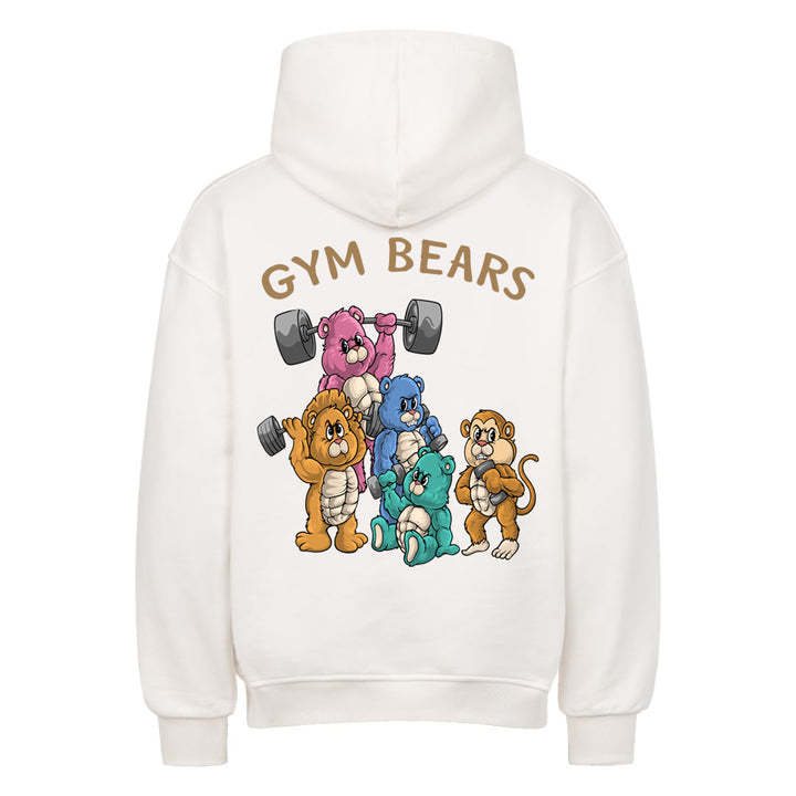 Gym Bears (Backprint) Oversized Hoodie