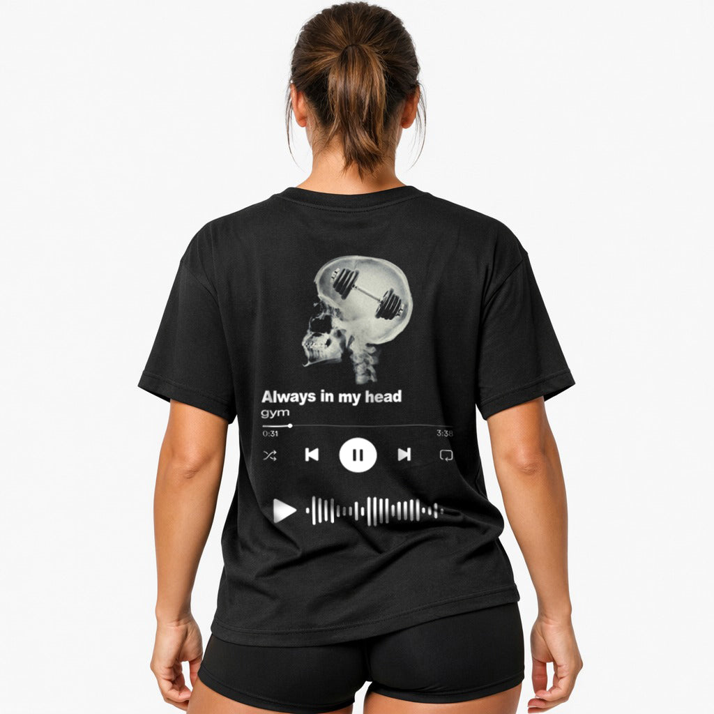 Always in my head (Backprint) Oversized Shirt