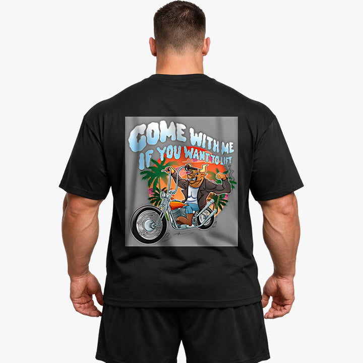 Come with me Oversized (Backprint) Shirt