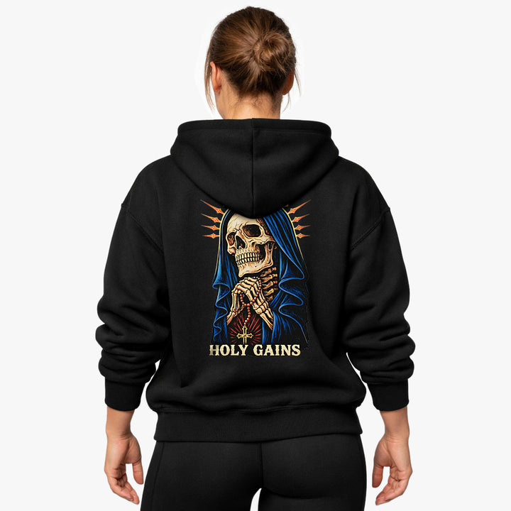 Holy Gains (Backprint) Oversized Hoodie