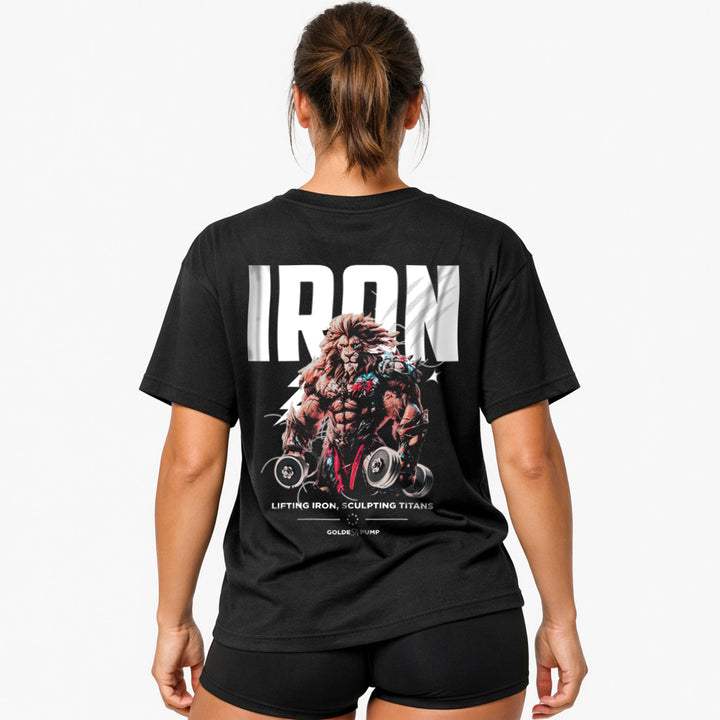 Iron-Lion (Backprint) Oversized Shirt