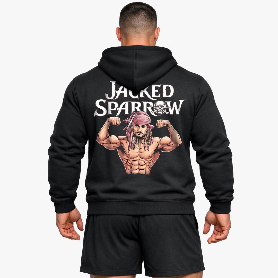 Sudadera con capucha Jacked Sparrow (backprint)