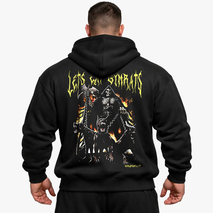 Lets eat gymrats Oversized (Backprint) Hoodie