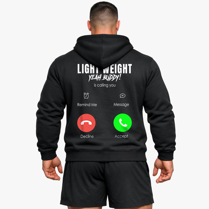 Light weight calling (backprint) Hoodie