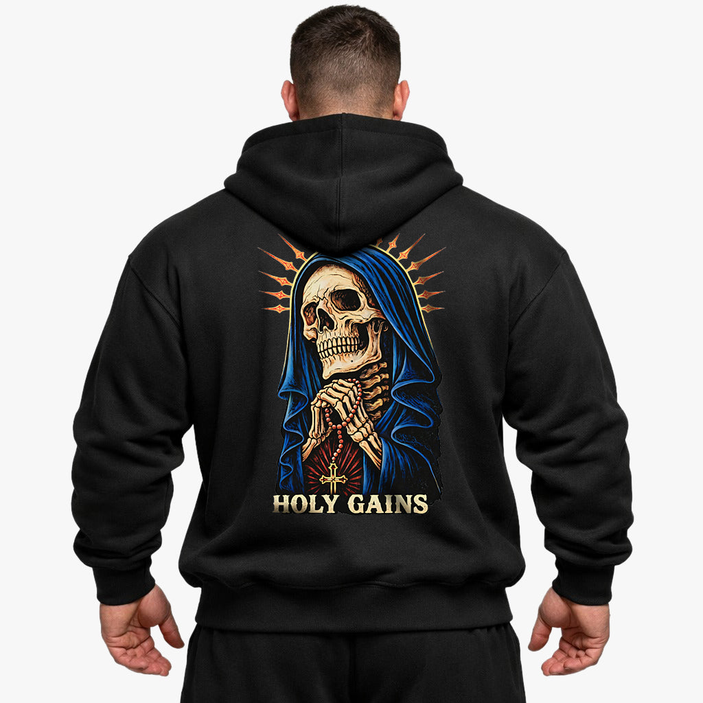 Holy Gains (Backprint) Oversized Hoodie