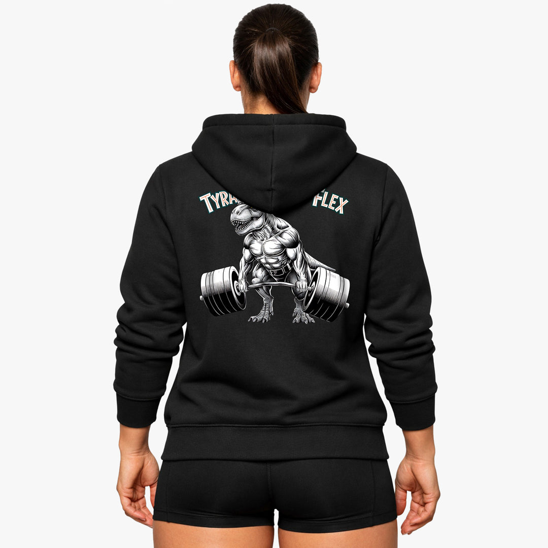 Sweat à capuche Tyrannosaurus Flex (empreinte arrière)