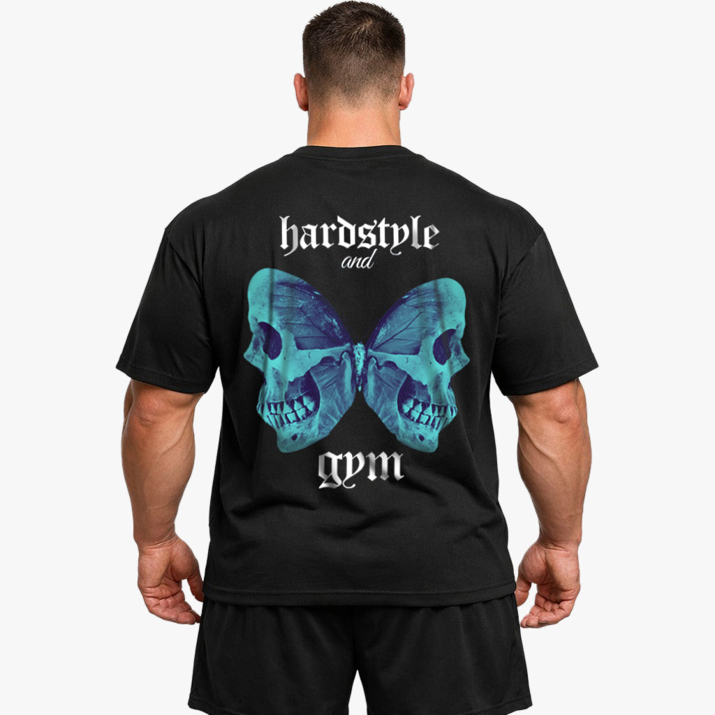 hardstyle and gym (Backprint) Oversize Blast