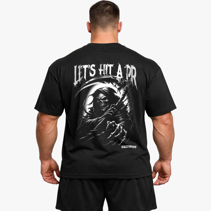 lets hit a pr Oversized (Backprint) Shirt