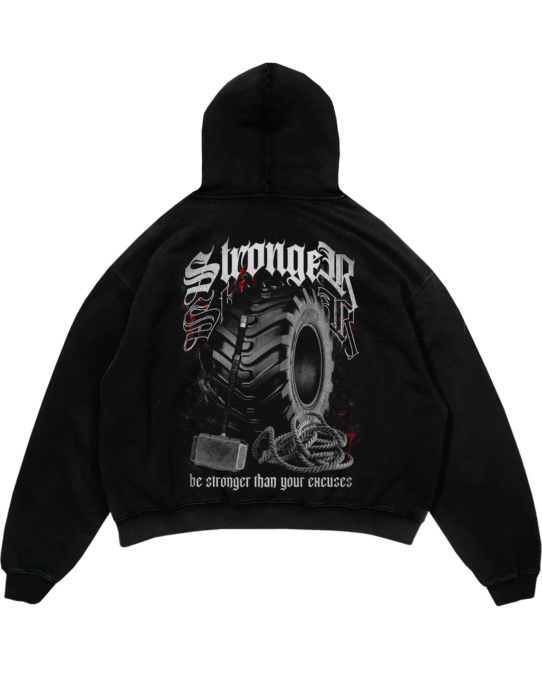 Stronger Oversized (Backprint) Hoodie