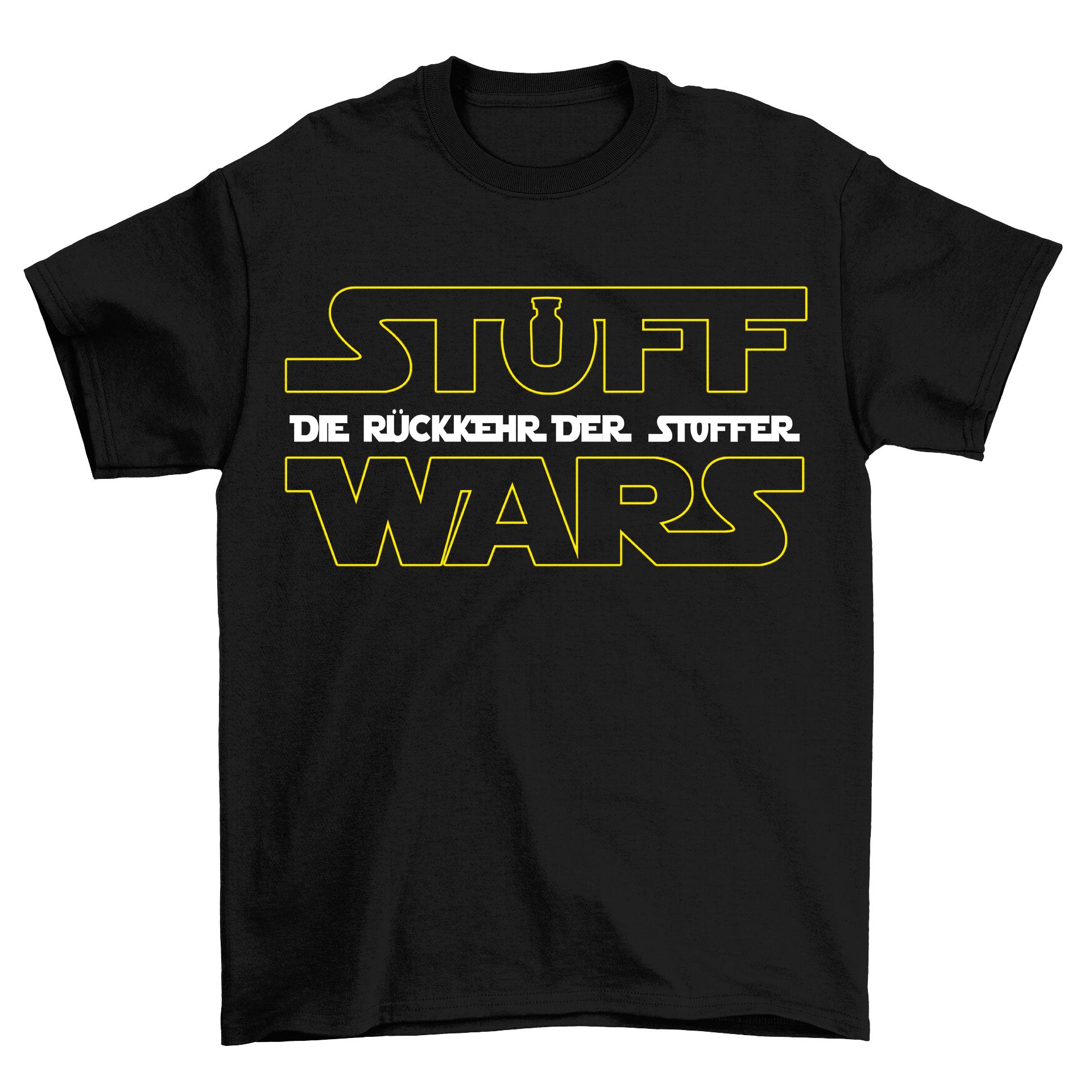 Stoff Wars (Backprint) Shirt – Goldenpump